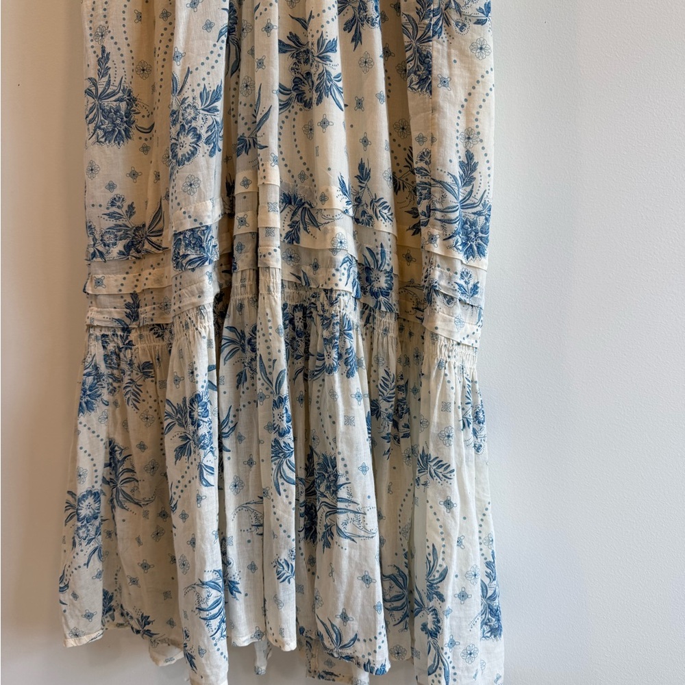 Free People Golden Hour Blue Floral Maxi Dress - Picture 3 of 7